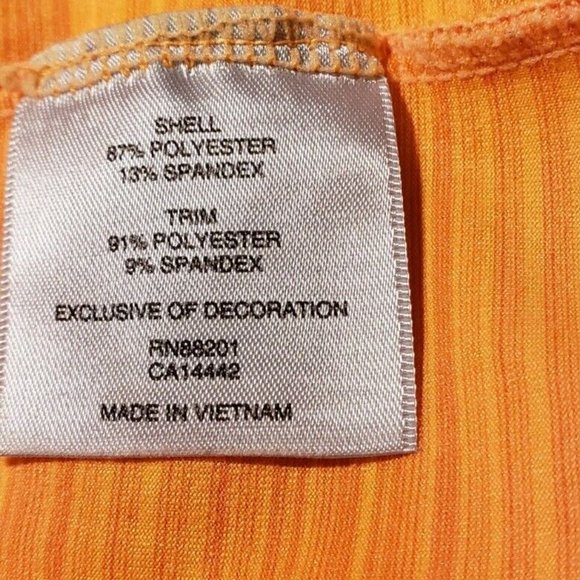 MPG Modetta Performance Gear Women's Shirt Top Size: S/P Orange - Picture 8 of 14